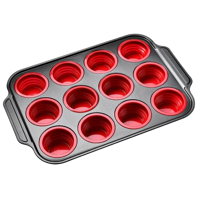 Brehn | Pressemitteilung Silikon Muffinform mit stabilem Metallrahmen
