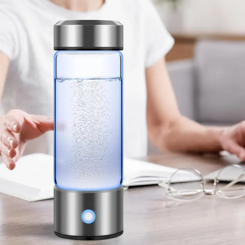 Brehn | Wiederaufladbare alkalische Wasserflasche - Mit Wasser angereichertes Wasserstoff