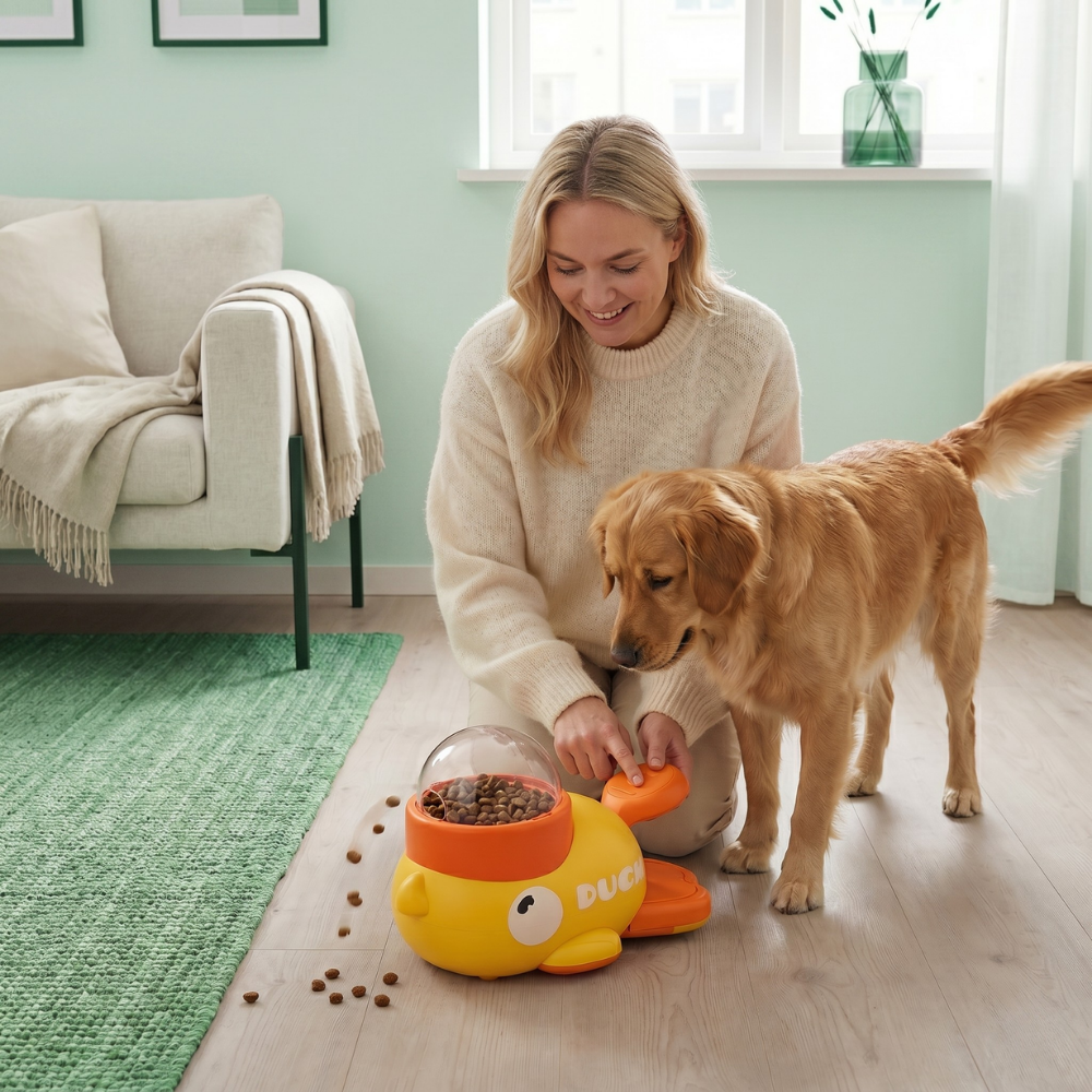 FeediDuck Slow Feeder für Hunde und Katzen | Brehn