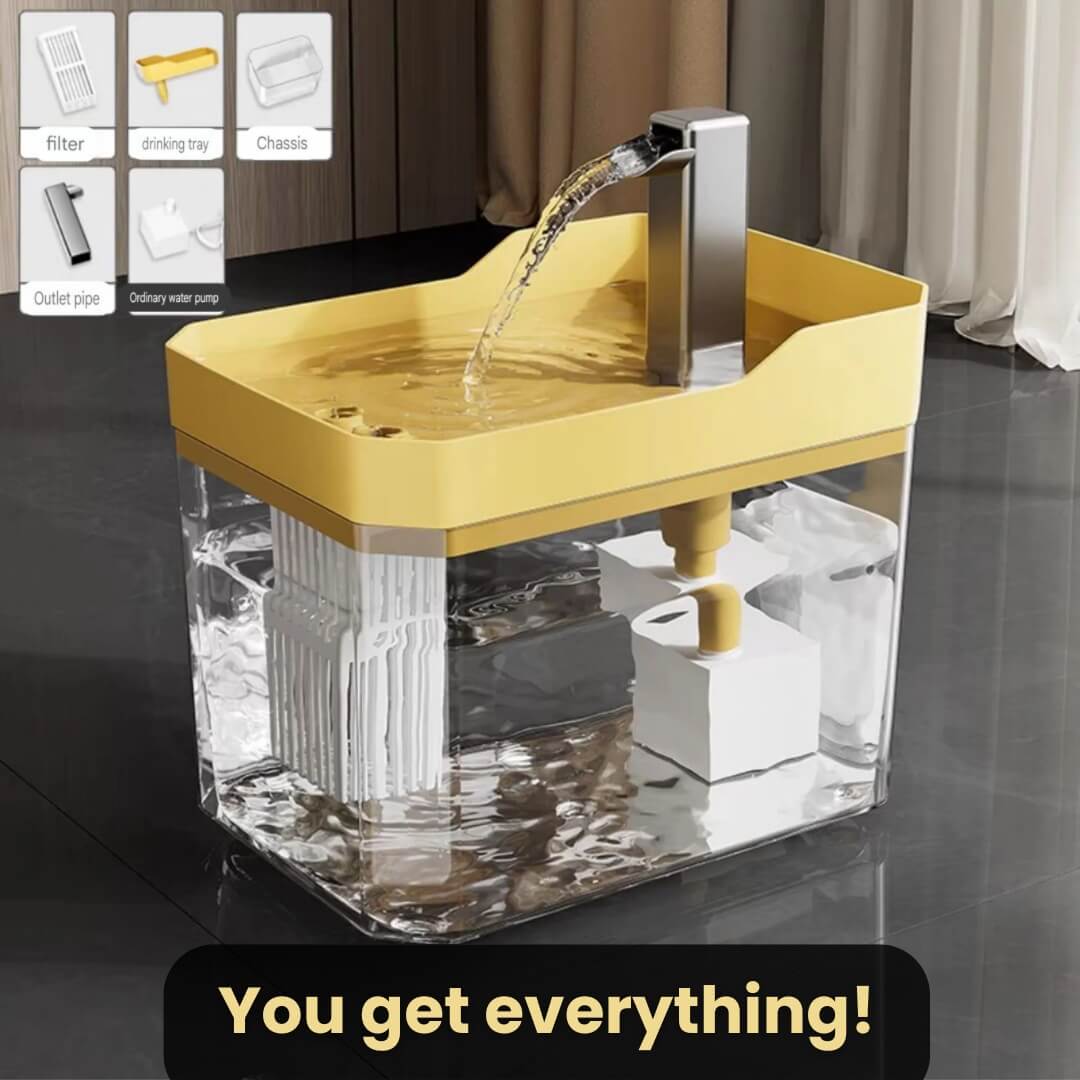 Katzen-Trinkbrunnen 360° Sensor 1,5 L leise | Brehn