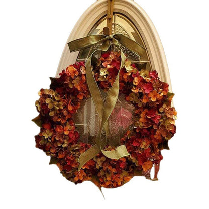 Brehn | Anhänger Hortensienkranz Ornamente Künstliche Blumen Ornamente Pastoral Stil Wanddeko