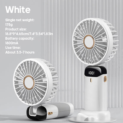 Tragbarer USB-Handventilator mit Telefonständer | Brehn