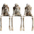 Brehn | Halloween Harz-Skelett-Figuren