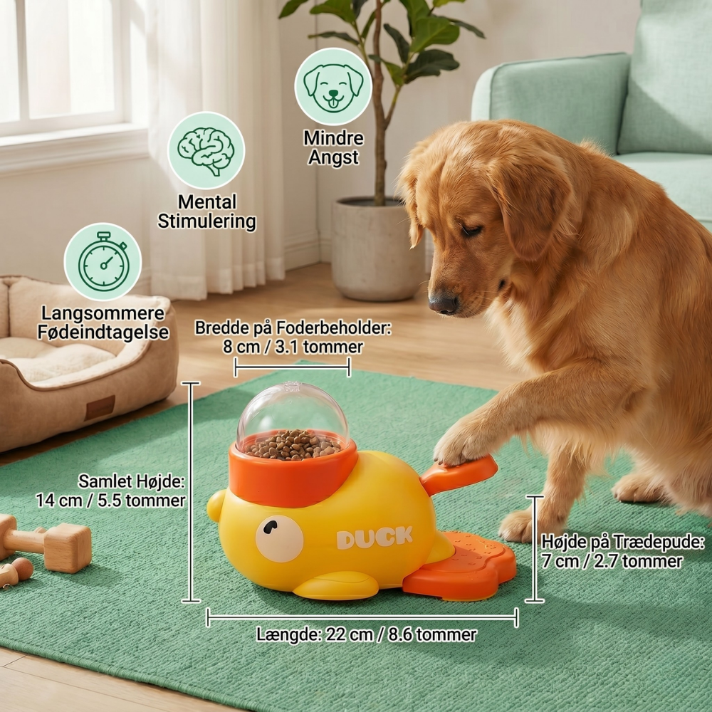 FeediDuck Slow Feeder für Hunde und Katzen | Brehn