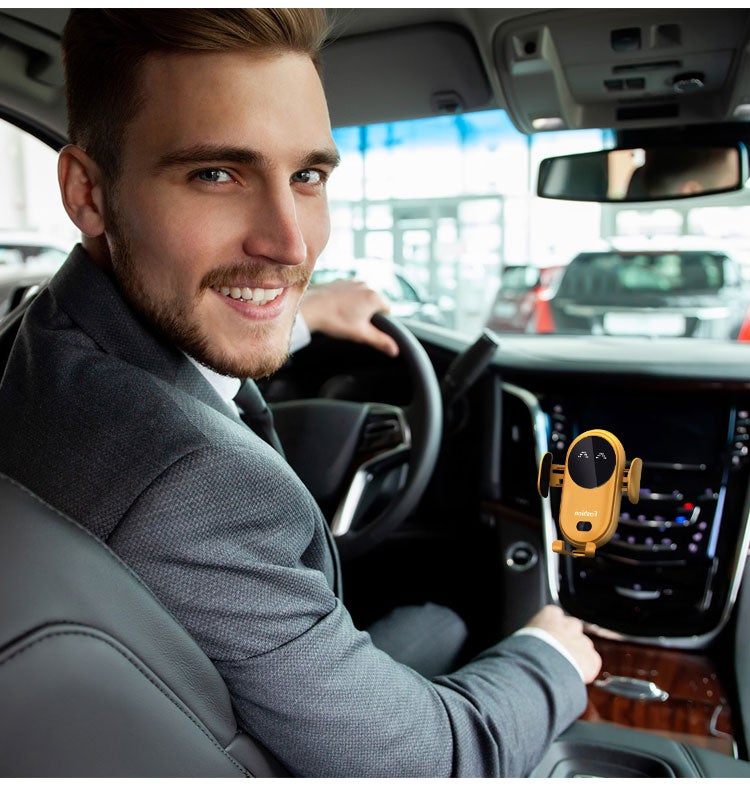 Smart Wireless Auto-Sensing Auto Telefon Halter Ladegerät | Brehn