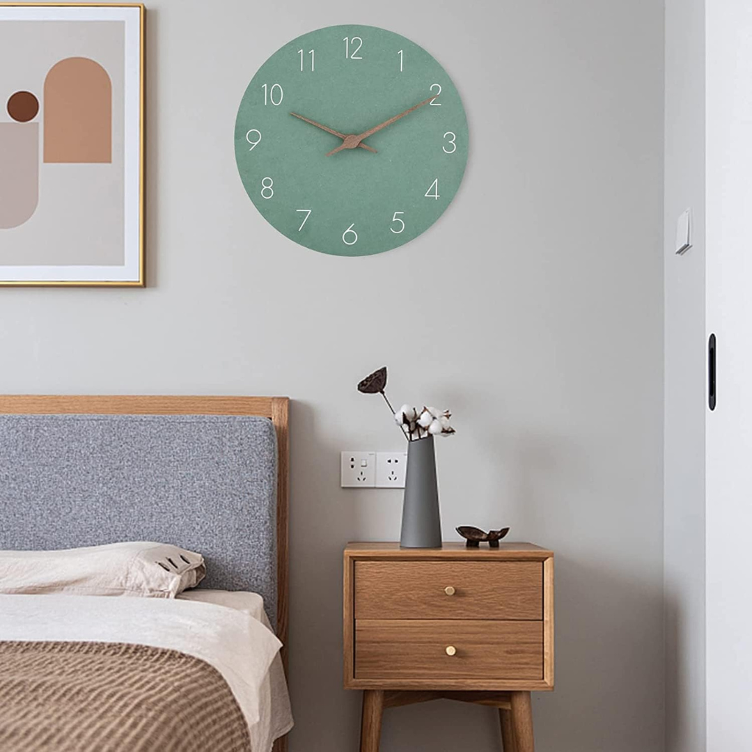 Große Holzwand Uhr – Minimalistisches Design mit stillem Bewegung | Brehn