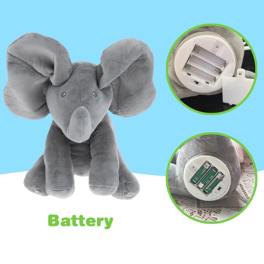 Brehn | Musik Plüschelefant, Versteckspiel Elektrische Spielzeuge