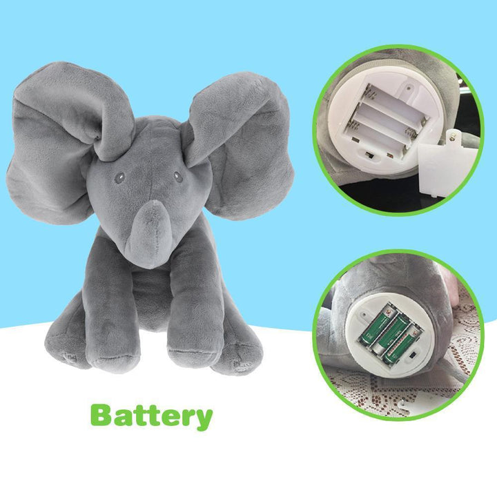 Brehn | Musik Plüschelefant, Versteckspiel Elektrische Spielzeuge