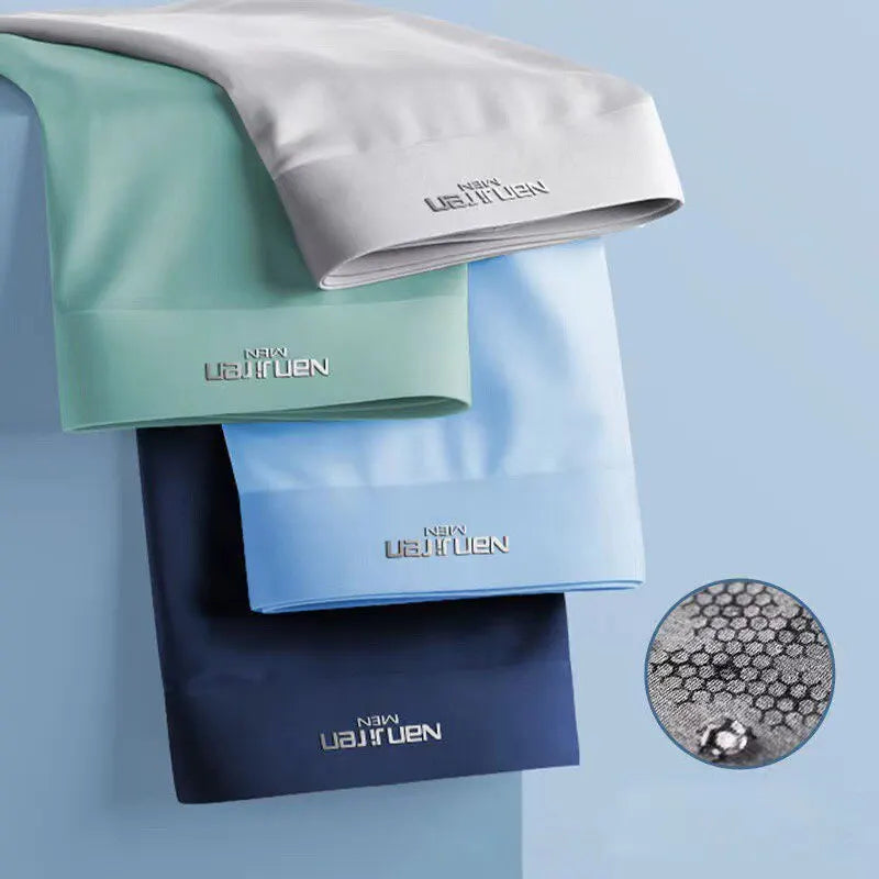 CoolSilk 4-teilige Eis-Seiden-Boxershorts mit Graphen-Technologie | Brehn