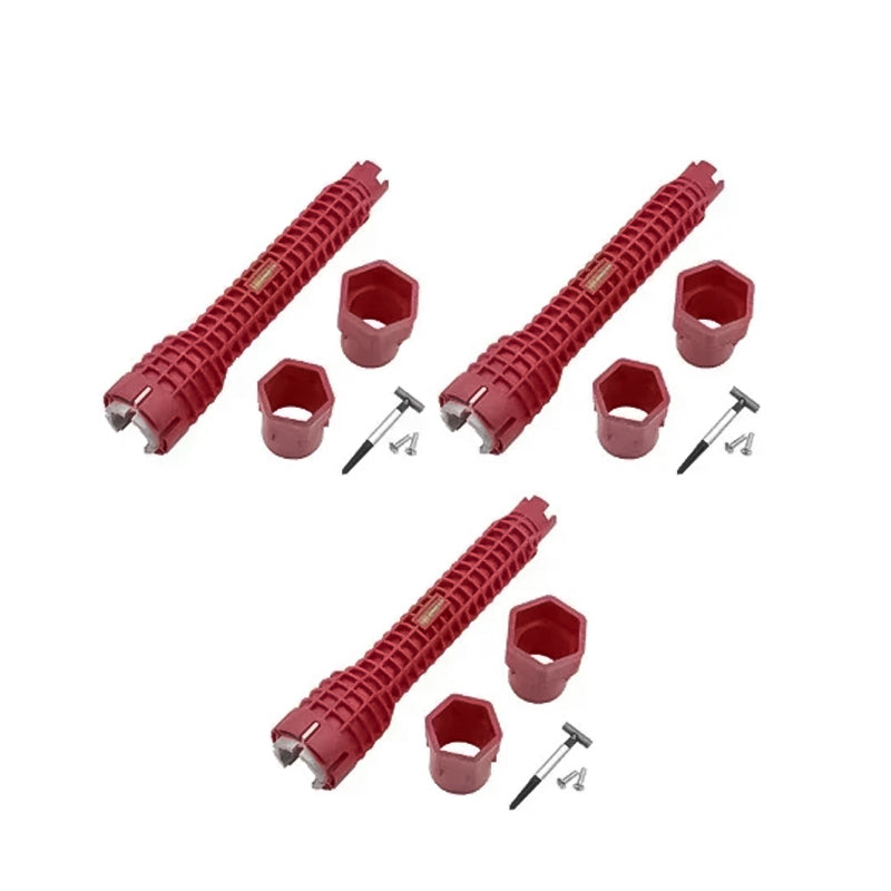Brehn | 8-in-1 Waschbecken Multi-Wasserrohrschlüssel