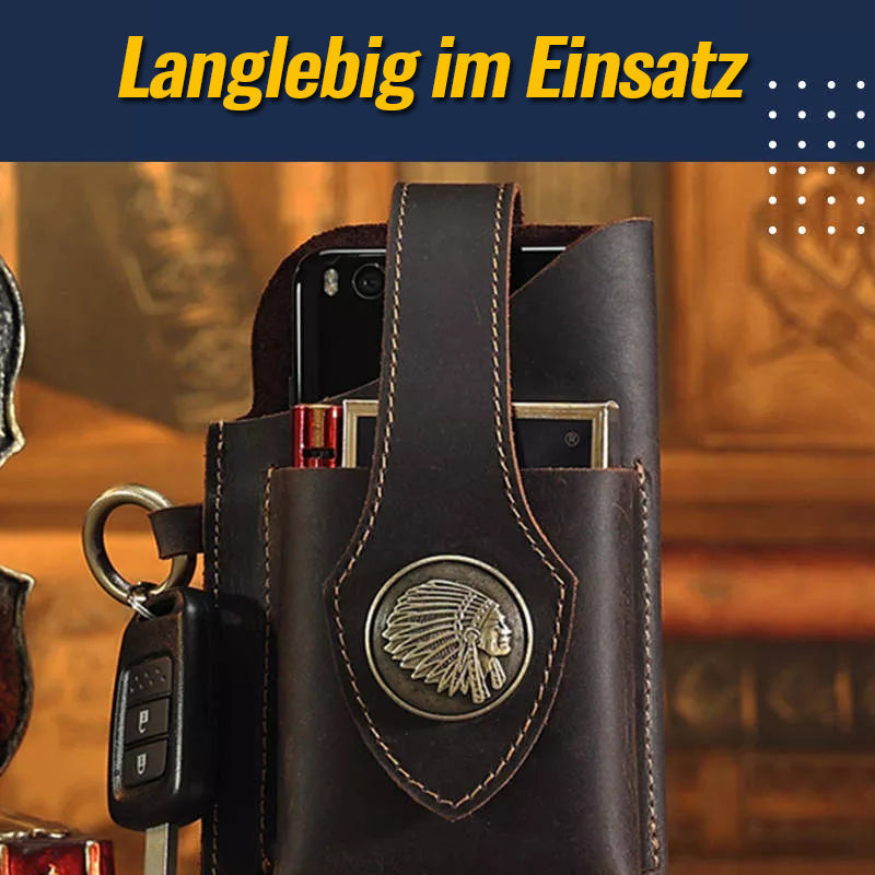 Brehn | Multifunktionale Handytasche aus Leder