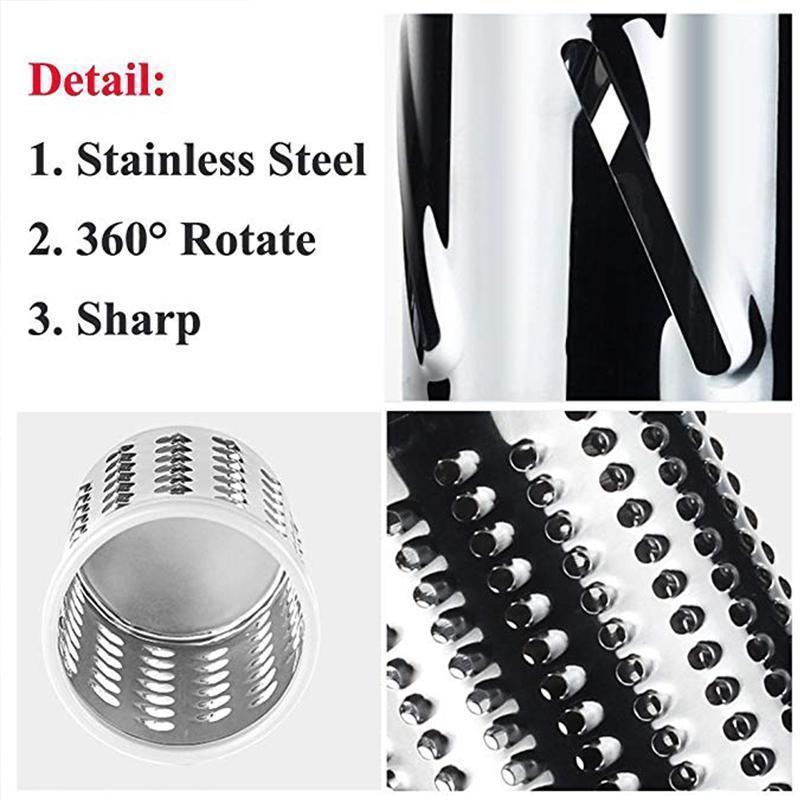 3 in 1 Rotationskäse-Reibe Gemüseschneider | Brehn