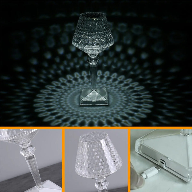 Kristall-Tischlampe | Brehn