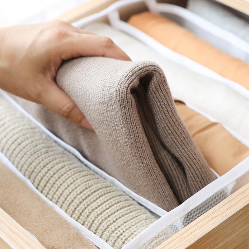 7 Gitter Kleiderschrank Kleidung Netzteiler Organizer | Brehn