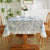 Tischdecke „Delfina Blue Floral Lace“