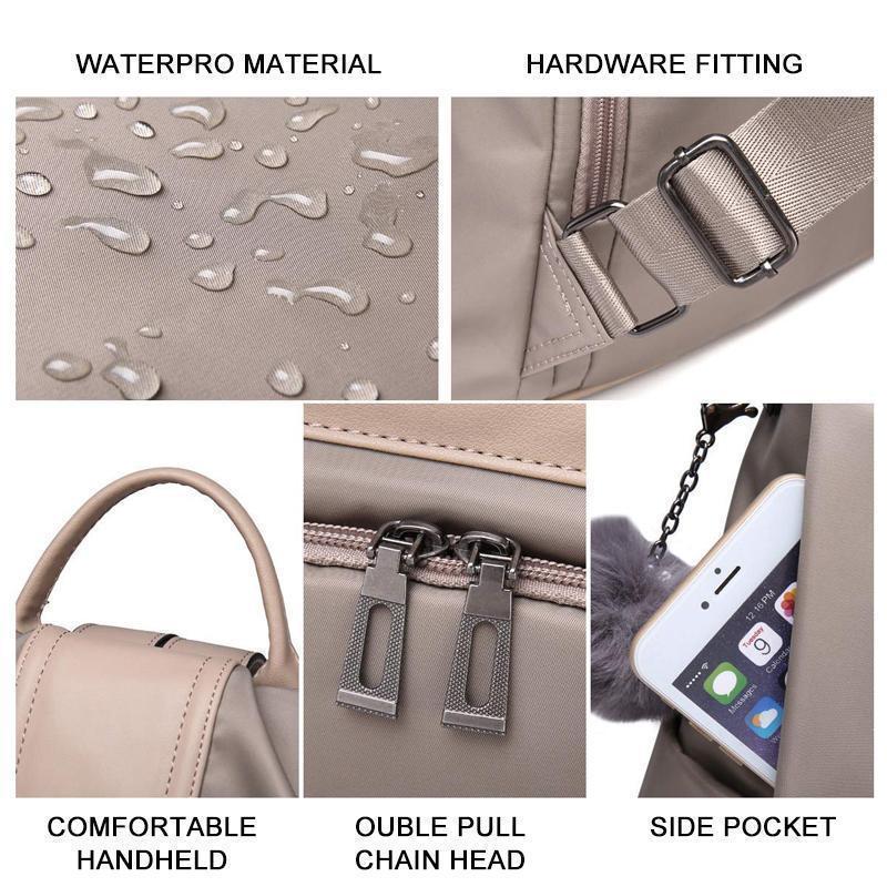 Wasserdichte Nylon Anti-Diebstahl Rucksack