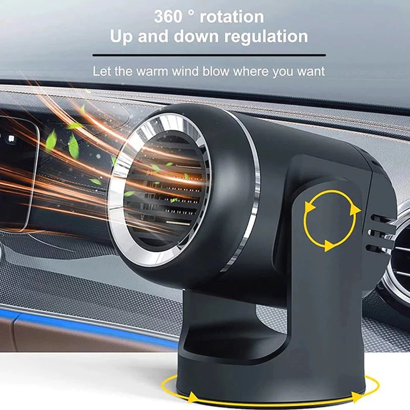 Tragbarer, um 360° drehbarer Autoheizkörper