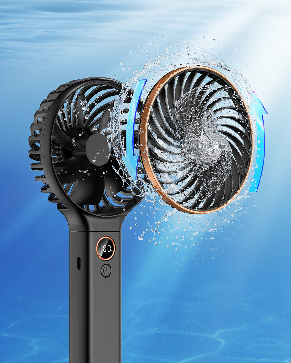 Handventilator, Tragbarer Ventilator 5000mAh | Brehn