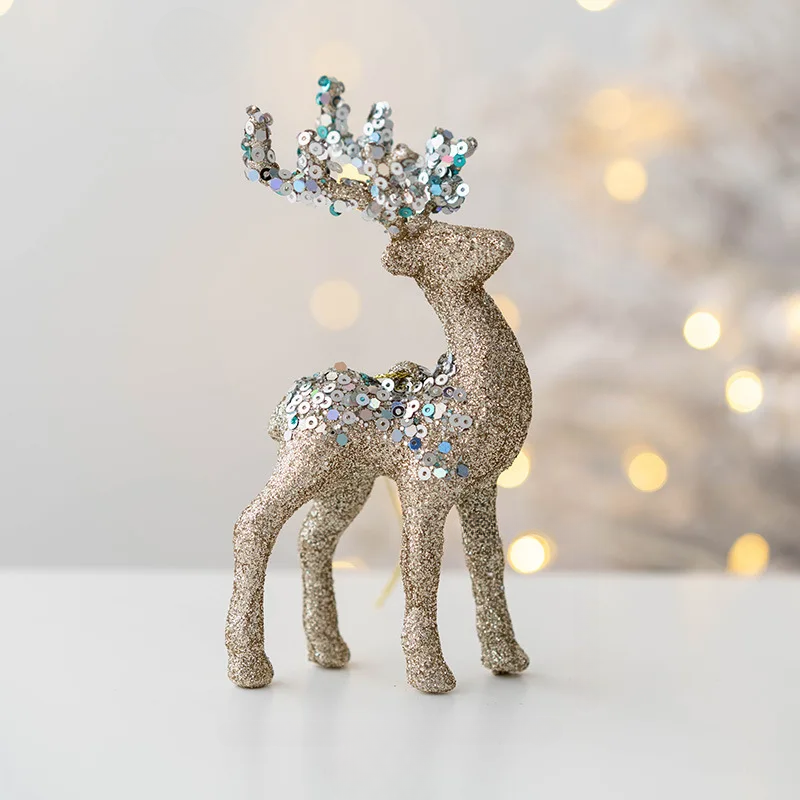 Brehn | Funkelndes Hirschornament – Luxuriöse Weihnachtsdekoration für eine festliche Atmosphäre