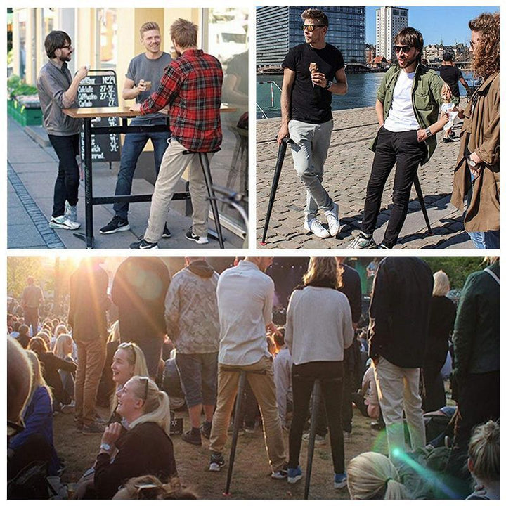 Brehn | Tragbare Mini Klappstuhl für Warteschlange im Freien usw.