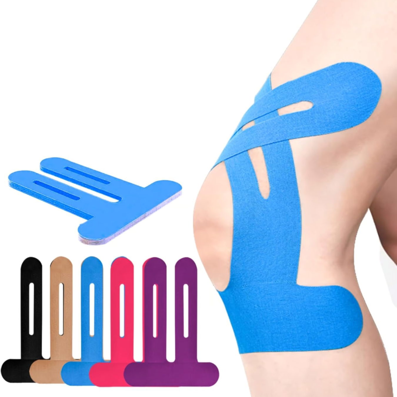 BowLift | Knee Tape FlexiSupport – Pre-formed kinesiology tape for direct support