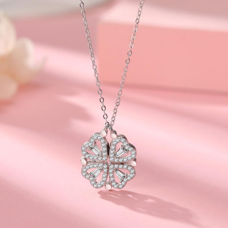 Hollow Four-Leaf Clover Necklace | Brehn