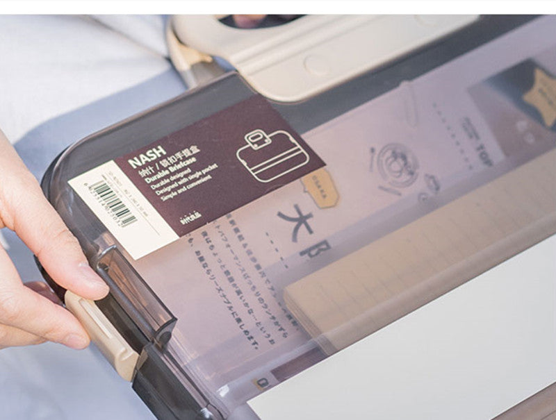 Brehn | Große Kapazität Wasserdichte Transparent Aktenbox