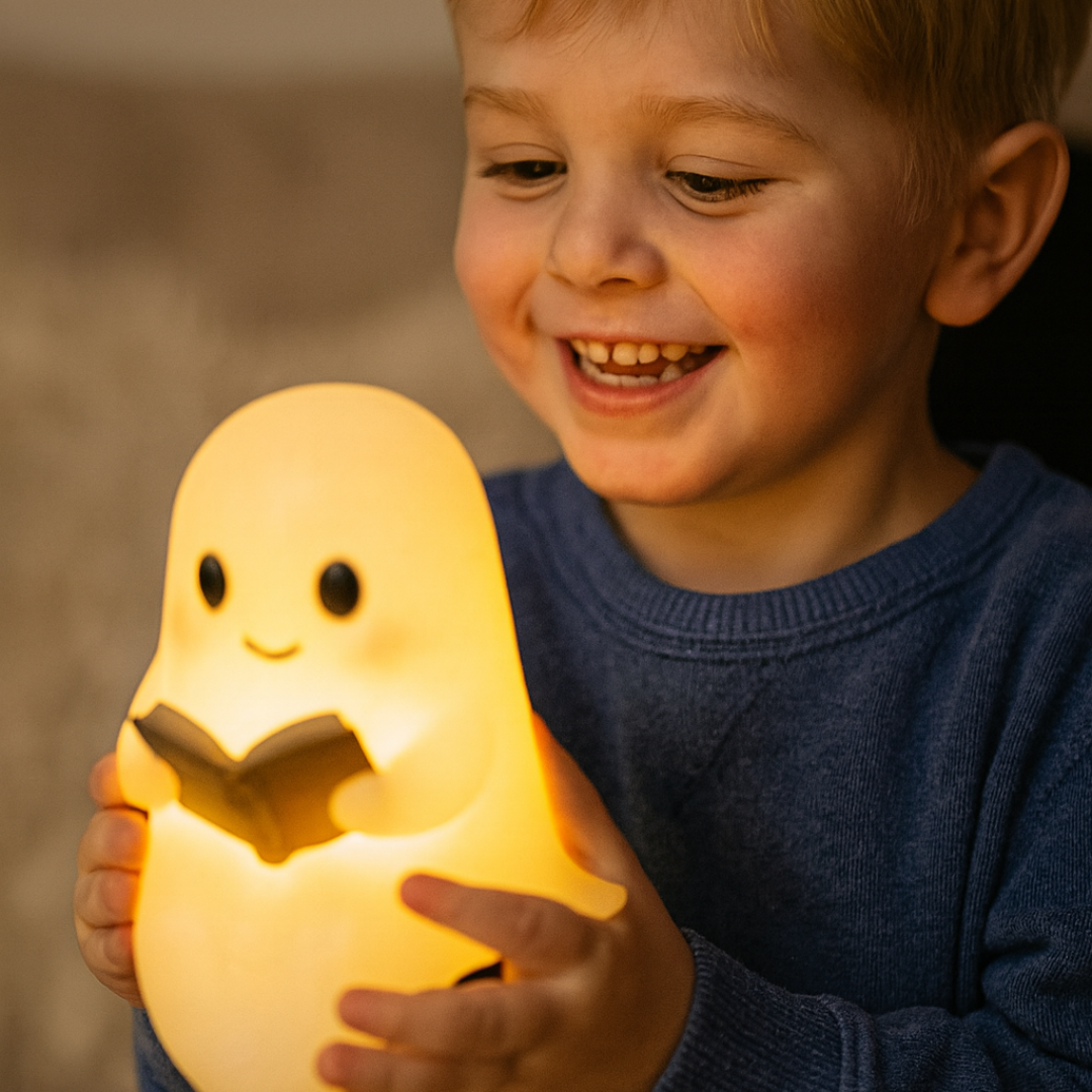 NachtGeist Lampe – Handgefertigte dekorative Nachtlampe mit warmem Licht | Brehn
