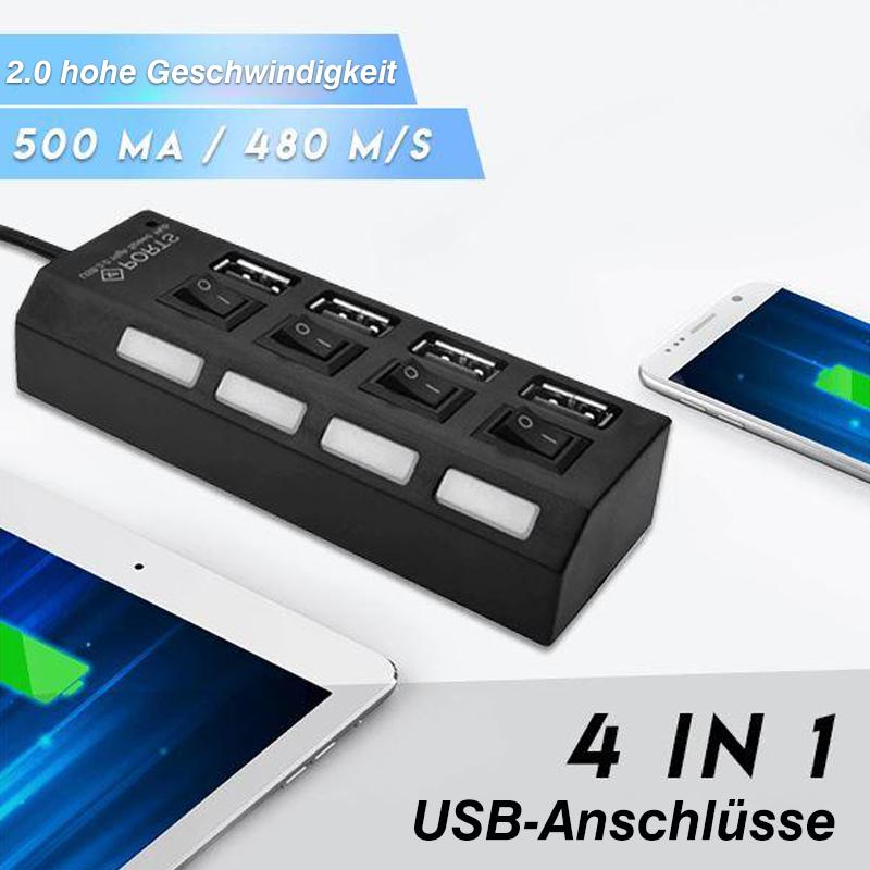 Brehn | Hochgeschwindigkeits-USB-Hub mit mehreren Anschlüssen