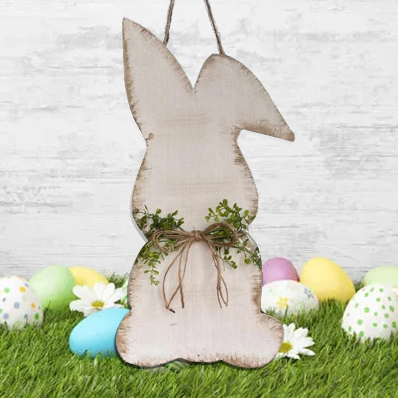 Osterhase Holz Türhänger Dekor | Brehn