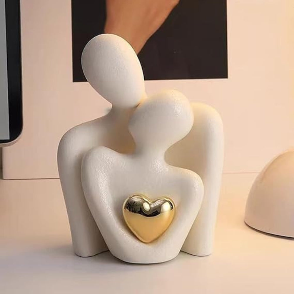 Umarmung Paar Herz Skulptur | Brehn