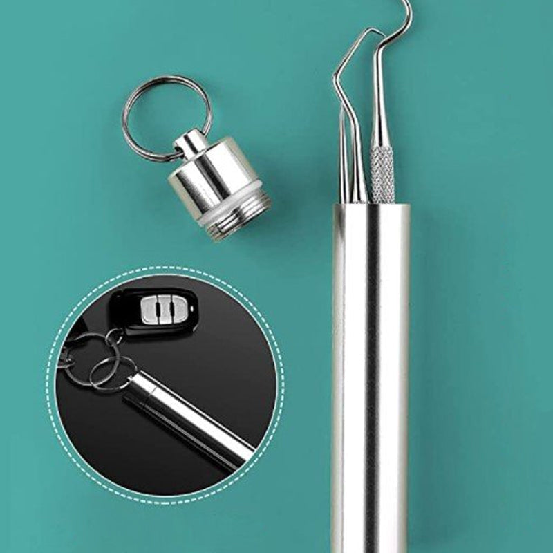 Edelstahl Zahnstocher Set (7 Teile) | Brehn