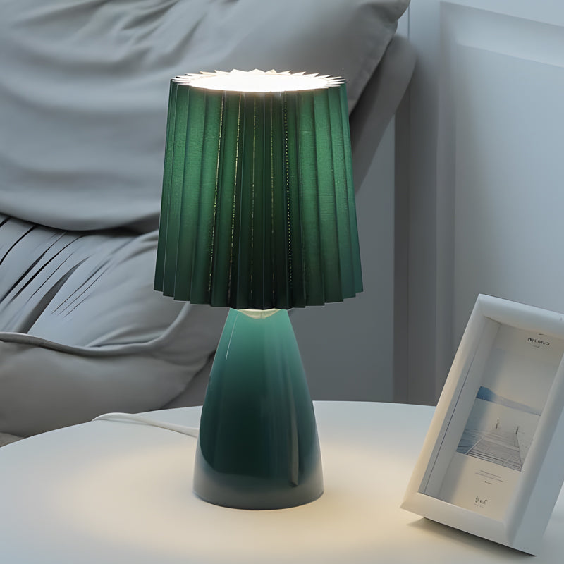 GlasDimm | Elegante USB dimmbare Tischlampe mit Glasfuß | Brehn