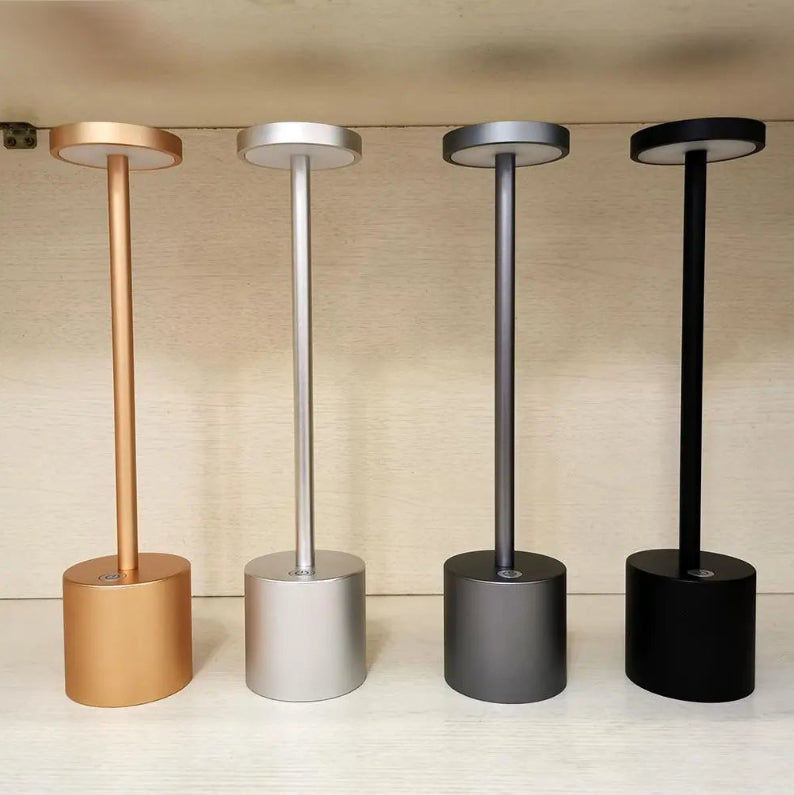 Brehn | LumaLite Wiederaufladbare LED-Tischlampe | Kabellos | Dimmbar | Modernes Design für Restaurants und Zuhause