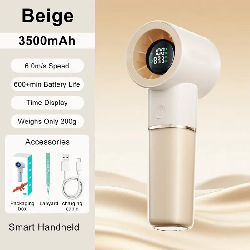 Tragbarer Handheld Wiederaufladbarer Persönlicher Kühlventilator | Brehn