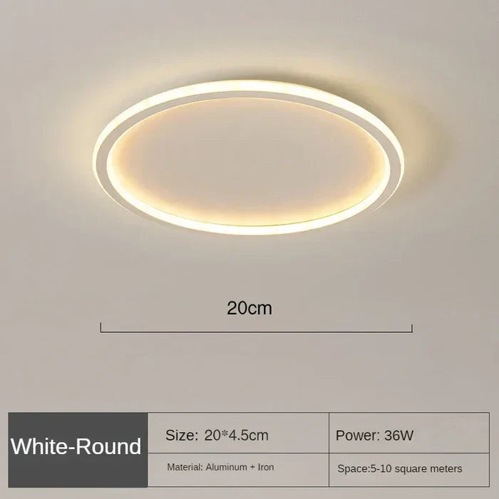 Skandinavische Runde Deckenlampe - AuroraSphere | Brehn