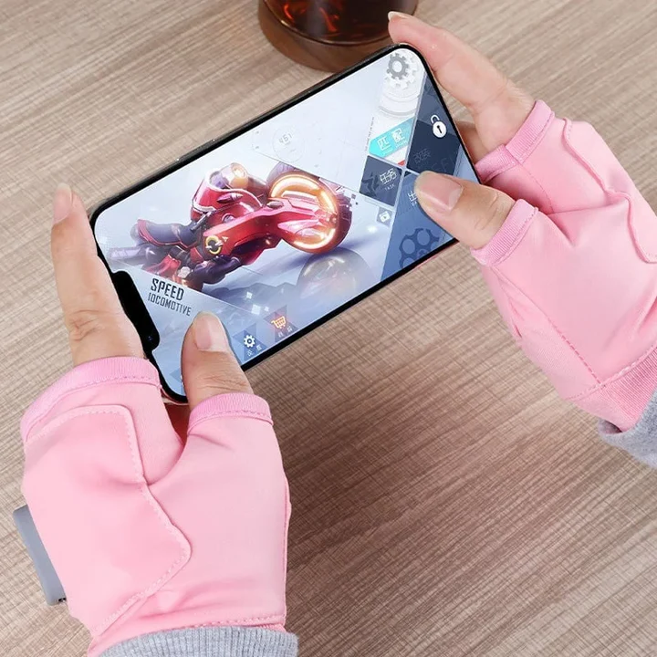 USB-wiederaufladbare, beheizbare fingerlose Handschuhe