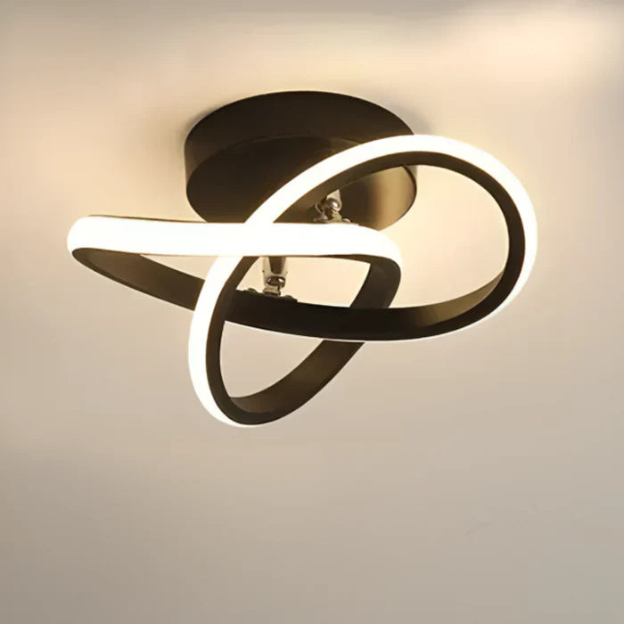 Brehn | Moderne LED-Deckenlampe mit doppeltem Ringdesign - Twilight-Ringe