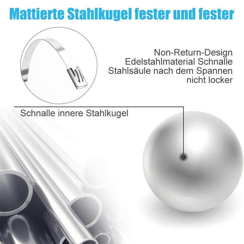 Mehrzweck-Kabelbinder aus Metall (100 STÜCK) | Brehn