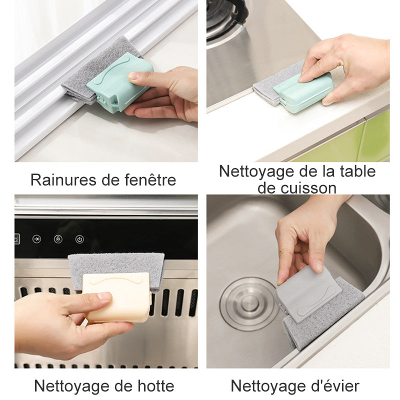 Magische Reinigungsbürste für Fenster- und Türschlitze | Brehn
