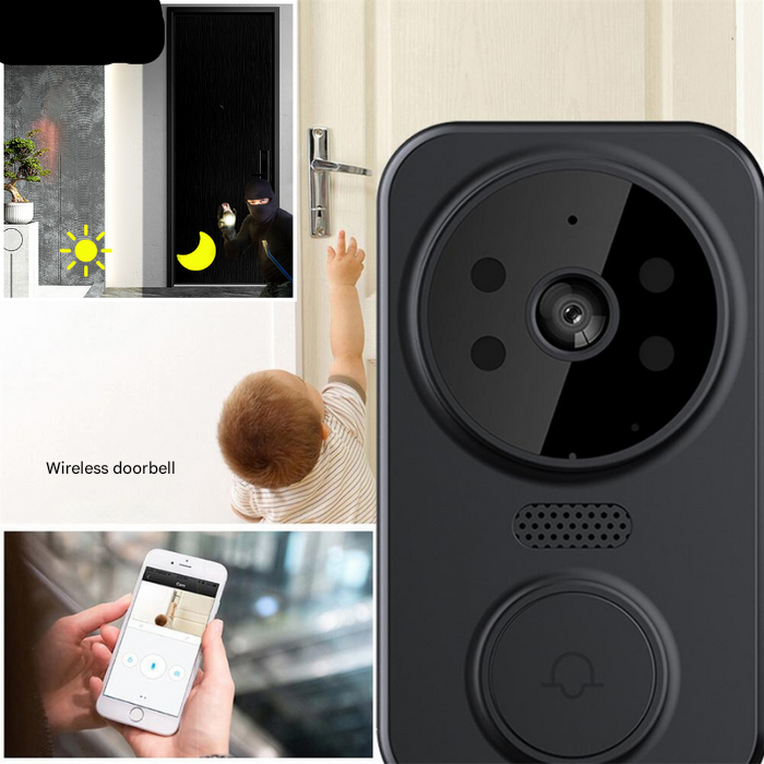 Noctiq Smart WLAN Video-Türgong - HD-Kamera, Nachtsicht, Bewegungssensor | Brehn
