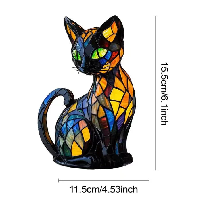 Lumikat Handgemachte Leuchtende Katzenlampe – Ambientebeleuchtung und Geschenk | Brehn