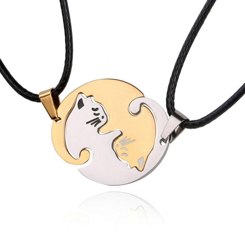 Yin ＆ Yang Katze Design Halskette | Brehn