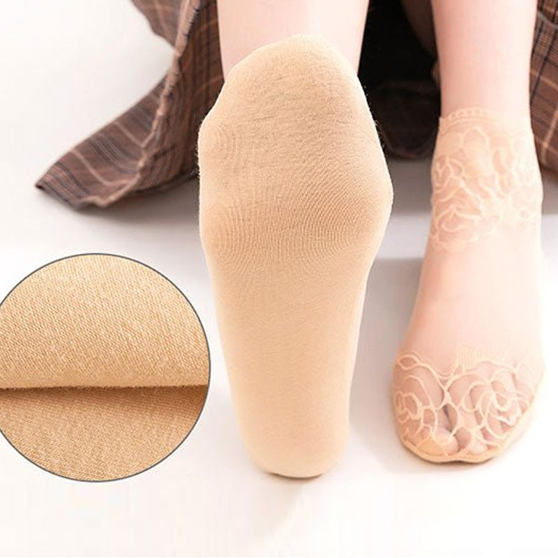 Brehn | Damenmode Spitze Socken (6 Paare)
