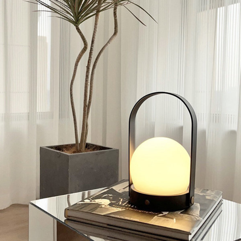 Royelux The Carrie Laterne Kabellose Pendelleuchte - Tragbare LED-Lampe mit einstellbarer Helligkeit