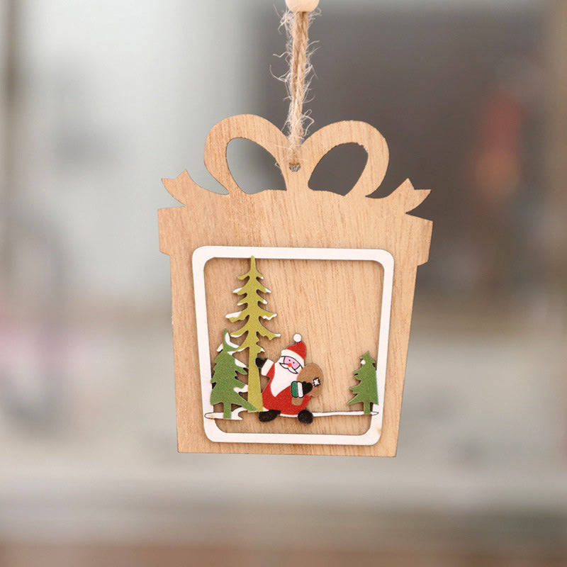 Brehn | Weihnachtlicher Holzanhänger