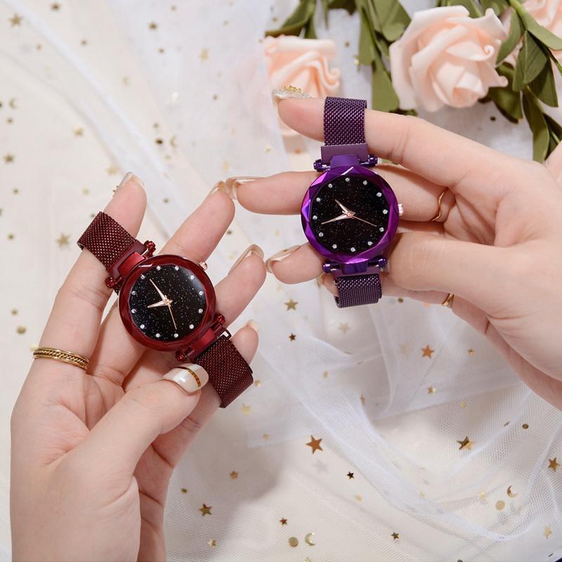 Wasserdichte Sternenhimmel Mädchen Armbanduhr | Brehn
