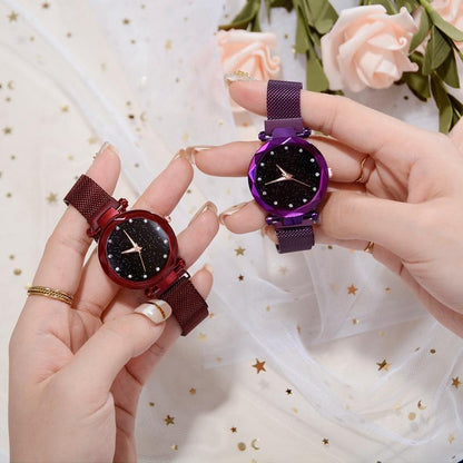 Wasserdichte Sternenhimmel Mädchen Armbanduhr | Brehn