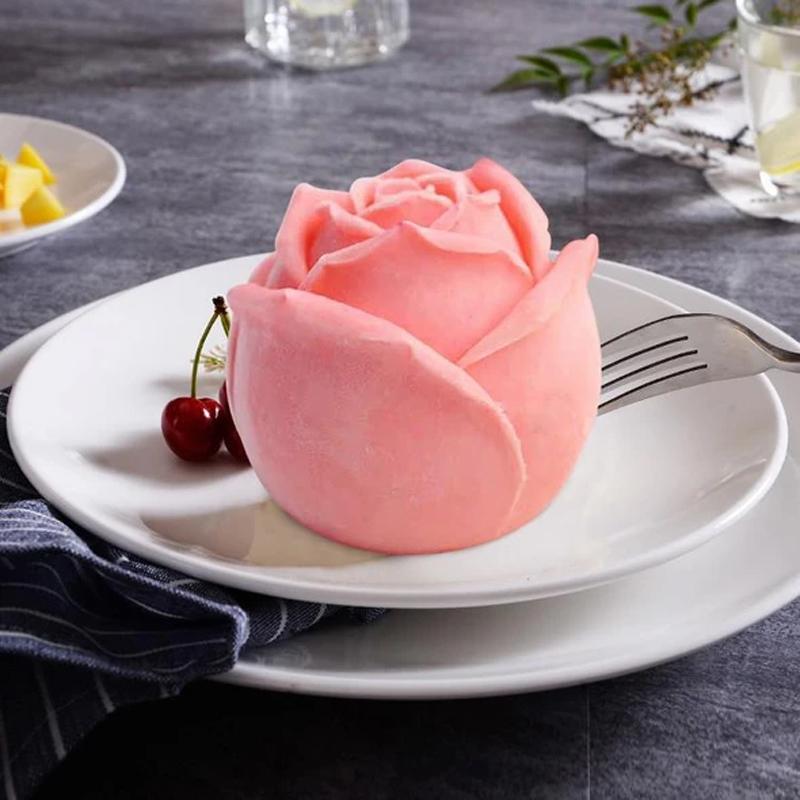 Brehn | 3D Silikon Rosenform Eiswürfelform