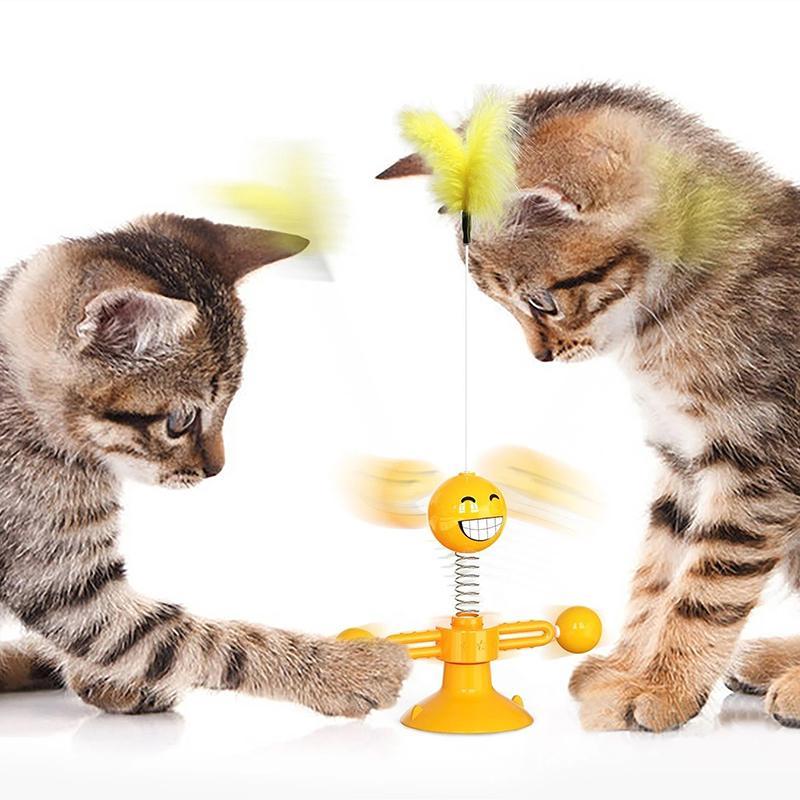 Multifunktionales Drehspielzeug für Katzen | Brehn
